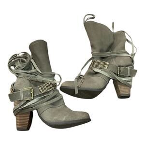 Naughty Monkey Boots Women 7 Leather